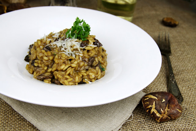 Risotto ai funghi secchi / Risotto z suszonymi grzybami