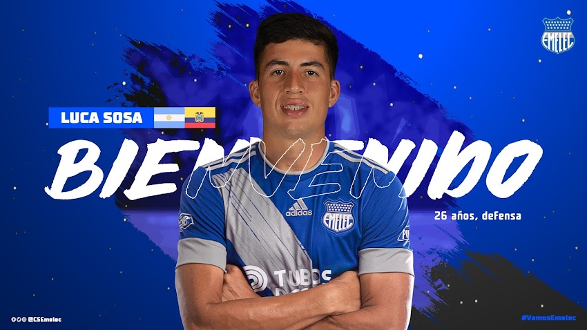 Luca Sosa, jugará en el "Bombillo" para la temporada 2021