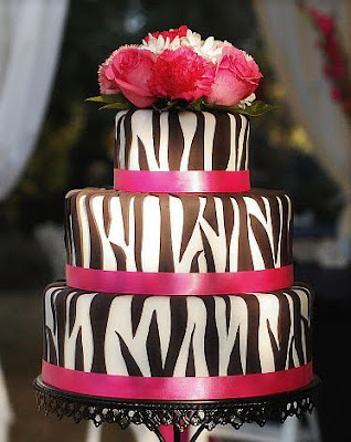 wedding cake shaped zebra