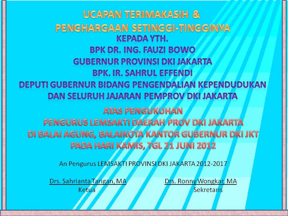 LEMSAKTI UCAPAN TERIMAKASIH KPD GUBERNUR DKI