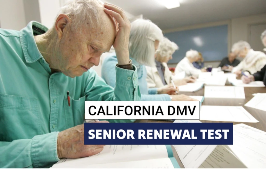DMV Senior renewal test for senior