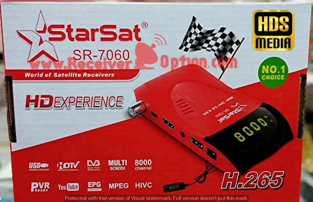STARSAT SR-7060 HD RECEIVER NEW SOFTWARE OCTOBER 09 2022