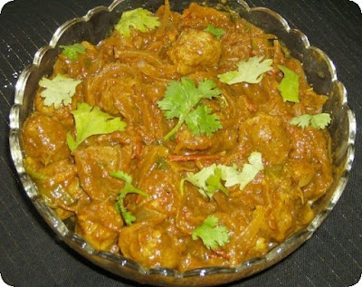 Soya Chunks Curry Masala