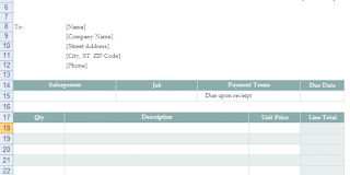 Cara membuat invoice dengan menggunakan Template Microsoft 