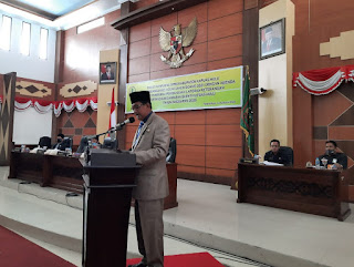 DPRD Kapuas Hulu Gelar Rapat Paripurna Bahas LKPJ Bupati Tahun 2020