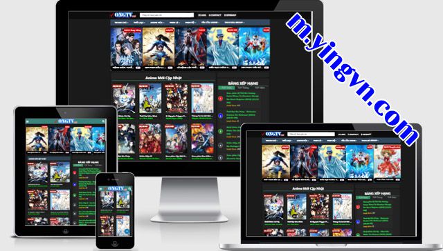 Anime TV template blogger