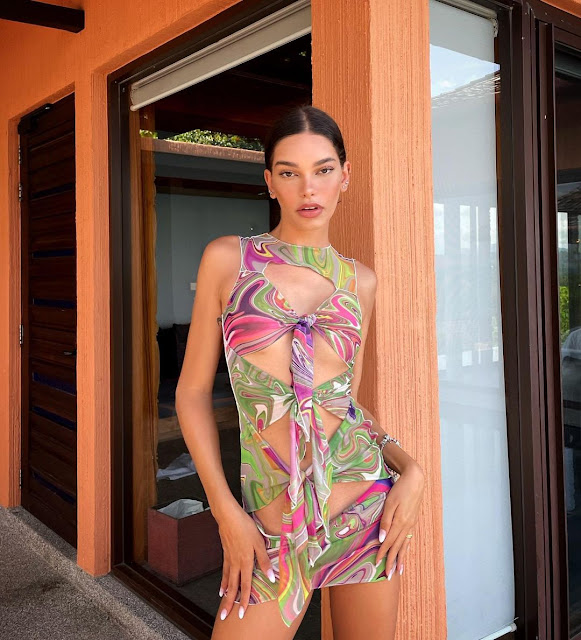 Ariella Moura – Most Beautiful Transgender Mini Dress Summer Fashion
