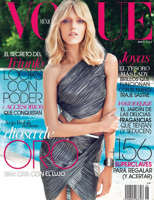 Vogue Mexico May 2013 — Anja Rubik 