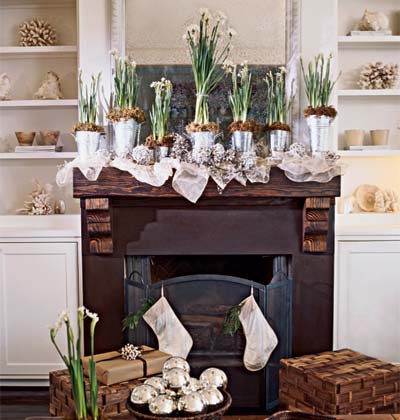  centerpieces at a winter wedding I also love the combination of rustic 