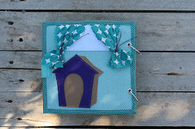 Handmade fabric travel dollhouse