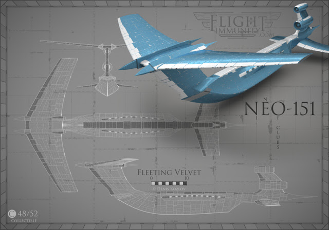 Flight Immunity by Denis Kozlov: collectible aircraft art with a steganographic twist (www.flightimmunity.com)