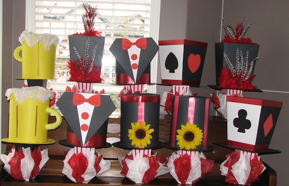 Poker Theme Party Decorations - Casino Night Dinner Party Party Ideas | Photo 4 of 30 ... - An easy way to get a jump on what casino party supplies and decorations to select is by checking out our casino decorating kit, which has an assortment of decorations.