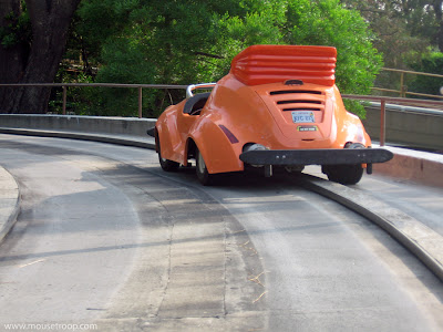 Autopia Disneyland Tomorrowland ride car space tear down drive