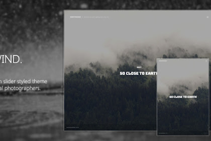 Northwind: A Versatile Full-Screen Slider For Photographers Blogger Templates