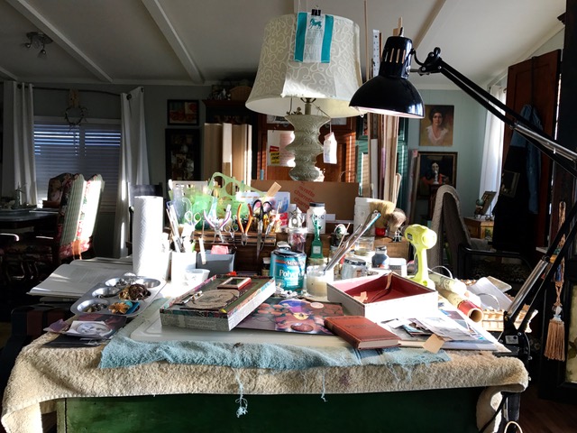 Cluttered workspace