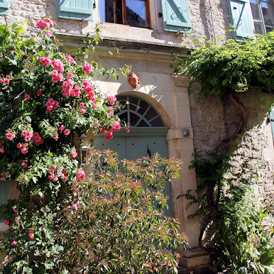 Doorway with roses