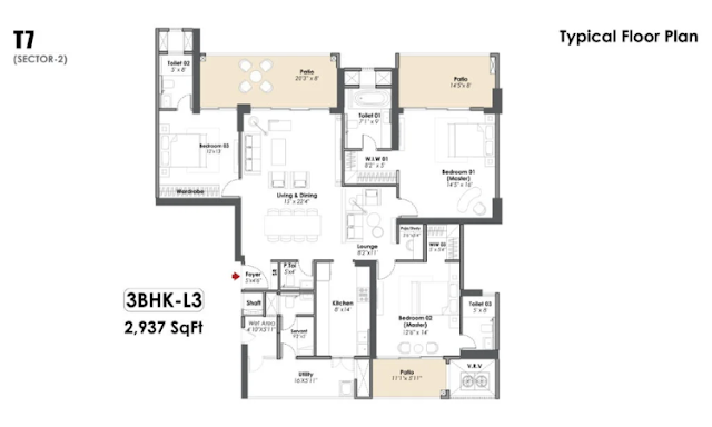 Whiteland The Aspen Floor Plan