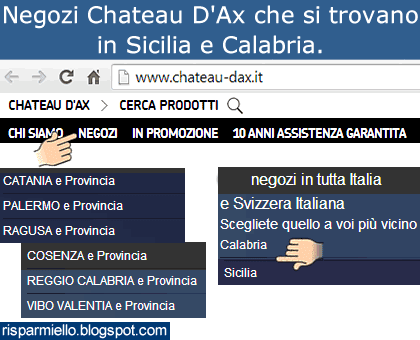 chateau dax sicilia calabria