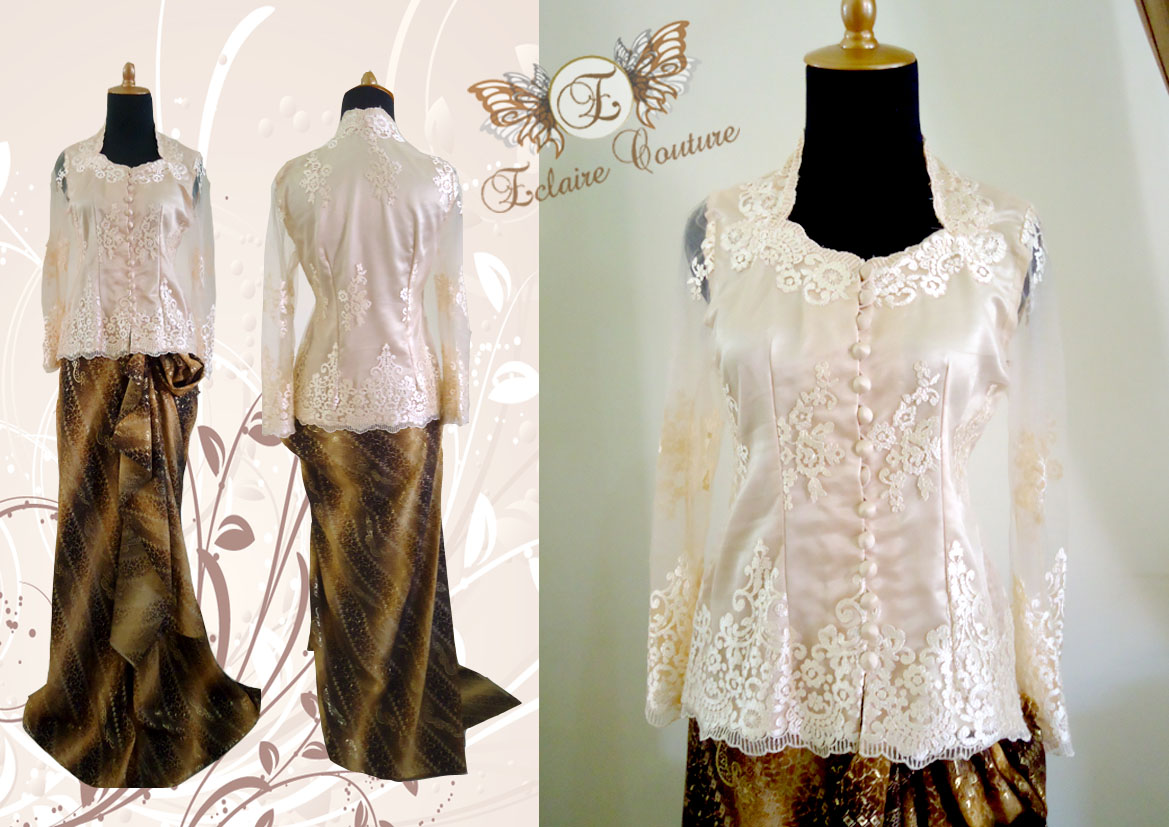 Eclaire Couture Kebaya Modern Mrs Indri Kebaya Dress 