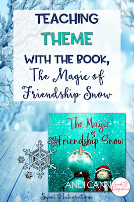 Are you looking for books to teach Themes? The Magic of Friendship Snow is the perfect book for teaching theme. In this post, you'll receive tips in teaching theme and receive a FREE resource to go with the book. Grades 2, 3, 4