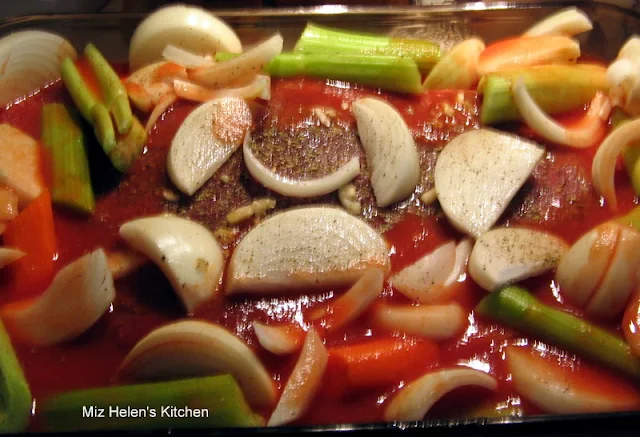 Brisket and Vegetables at Miz Helen's Country Cottage