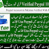 Paypal in Pakistan Verified With Payoneer Mastercard By Hassnat Asghar