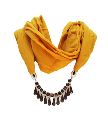 Convert Your Stole Into Combined Stole Jewellery With Stylish Neckpiece