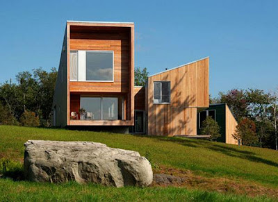 Modern Cedar House in Vermont Mountains