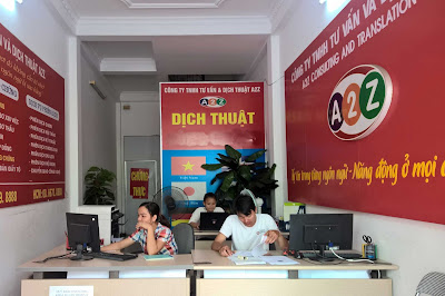 Phòng dịch thuật A2Z Thái Nguyên