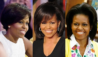 Michelle Obama Changing Hairstyles