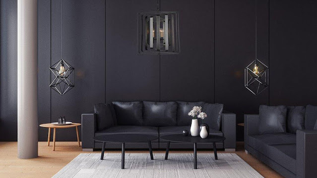 Wall-black-color-minimalist-living-room
