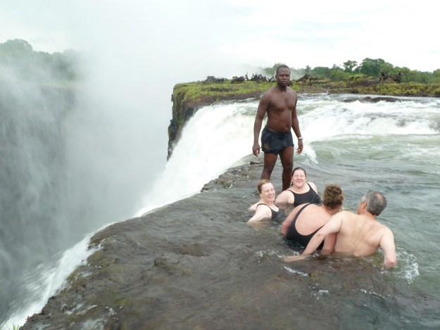 Font Devil at Victoria Falls