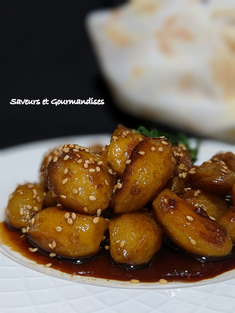 Pommes Grenaille rissolées coréenne. (Recette simplissime)