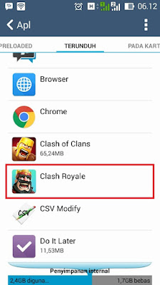 Cara Main 2 Akun Clash Royale di HP Android