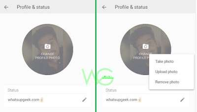 how to change profile photo in whatsapp web