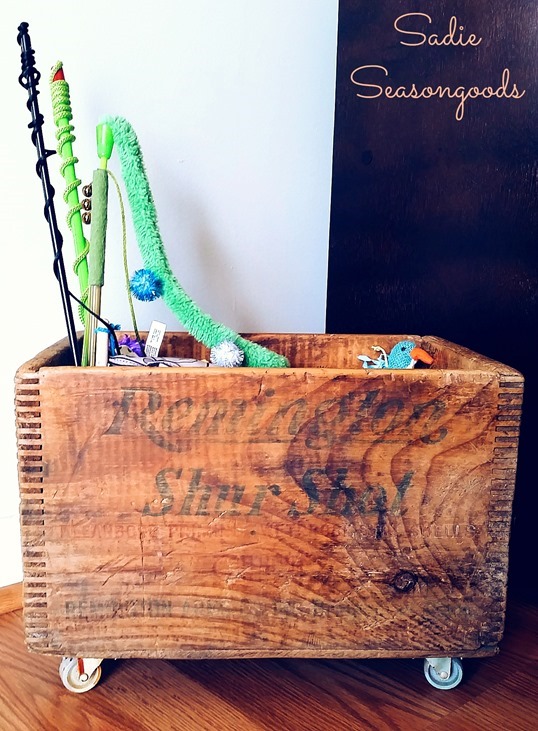 10_vintage_industrial_cat_toy_crate_on_salvaged_casters_by_Sadie_Seasongoods