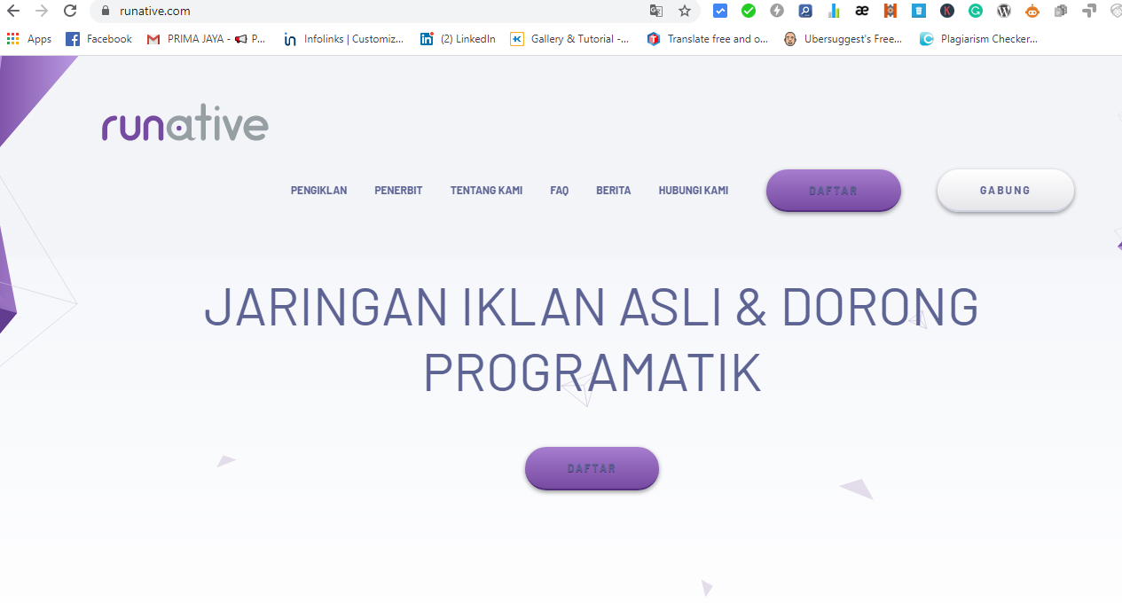 Cara Daftar Publisher RUNative