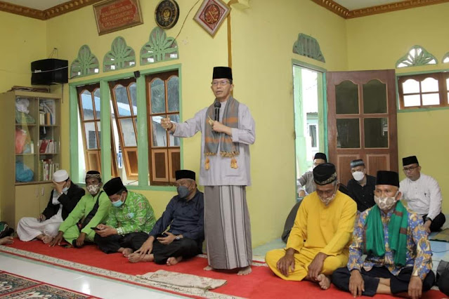 Amsakar Melakukan Safari Ramadhan di Kampung Cengkui, Kecamatan Bulang