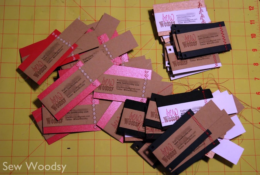 Sewn Homemade Business Cards & CFL Blog Con Recap Sew