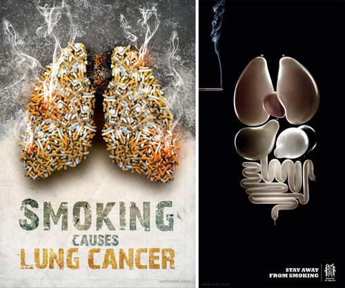 12 Contoh Poster Dilarang Merokok Kreatif dan Unik 