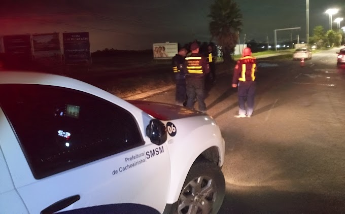 Motociclista morre em acidente próximo da ponte de Cachoeirinha