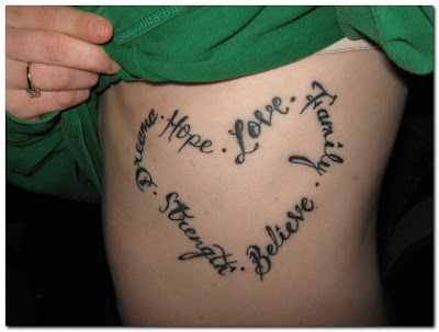 Especially sexy tattoo quotes for lovers can help to take the relationship