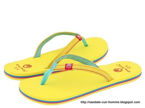 Sandale cuir homme:homme-676493