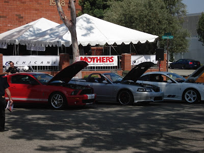 Cars on display in front of Chicane Sport Tuning