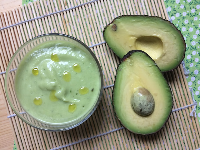 CREMA FRÍA DE AGUACATE RECETA