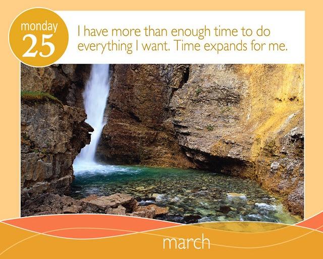 Affirmation for today ~ March 25, Monday ♥