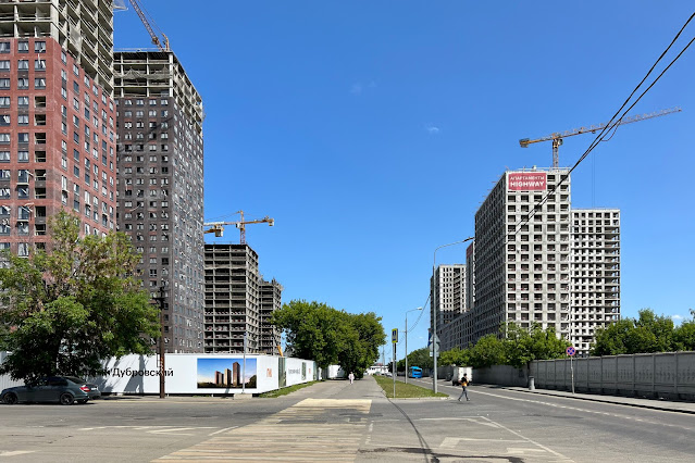 1-й Дубровский проезд, Новоостаповская улица, строящийся жилой комплекс «Первый Дубровский», строящийся жилой комплекс HighWay