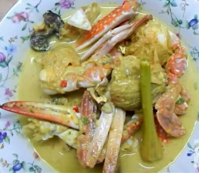 Resepi Ketam Masak Lemak Cili Padi 