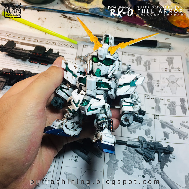 SD Full Armor RX-0 Unicorn Gundam by Putra Shining