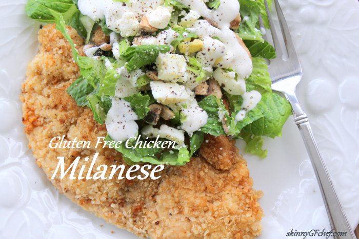 Easy and healthy Gluten-Free Chicken Milanese Cutlets